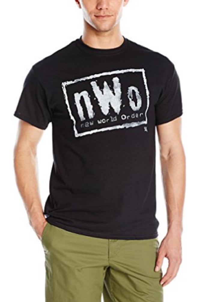 Stol historie Blinke NWO Logo T-Shirt Black WWF WCW New World Order Wrestling Costume N.W.O. 90s  Gift - Walmart.com