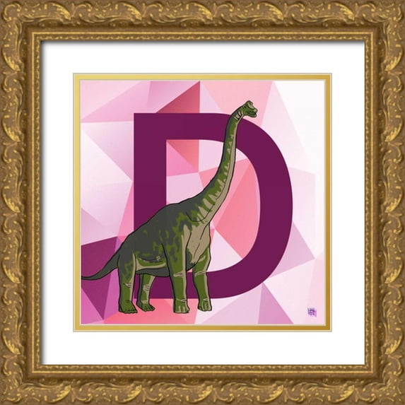 Perrenoud, Aubree 20x20 Gold Ornate Wood Framed with Double Matting Museum Art Print Titled - D