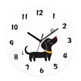 thumbnail image 1 of Reloj de pared con forma de perro, silencioso, bonito, creativo, redondo, adorno de pared de acrílico, decorativo 30 cm, 1 of 9