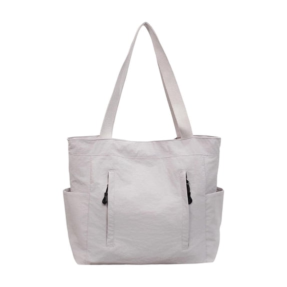 Nylon Tote Bag Large Capacity Shoulder Handbag For Women, Lightweight Casual Carryall Bag For Work School Shopping Travel And Everyday Daily Essentials