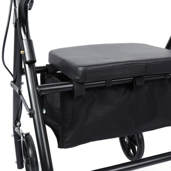 Storage Bag, Folding Walker Basket Rollator Bag Large Capacity  For Wheelchair For 4 Wheeled Walker Frame For Universal For Rollator For Scooter