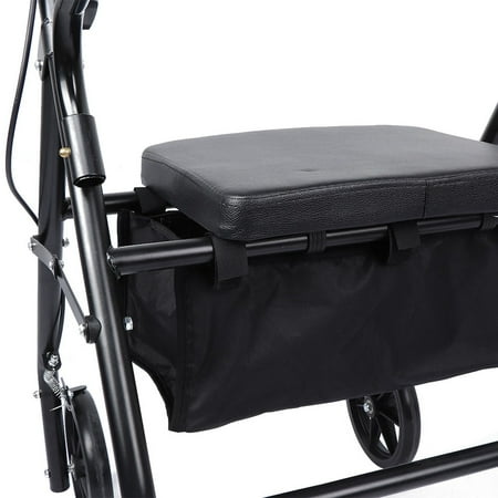 Storage Bag, Folding Walker Basket Rollator Bag Large Capacity For Wheelchair For 4 Wheeled Walker Frame For Universal For Rollator For Scooter