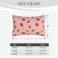 thumbnail image 3 of Fotbe Strawberry Pillow Cases - Envelope Closure - Luxury, Extra Soft, Cooling Pillow Covers - Wrinkle, Fade, Stain Resistant-16"x24", 3 of 8