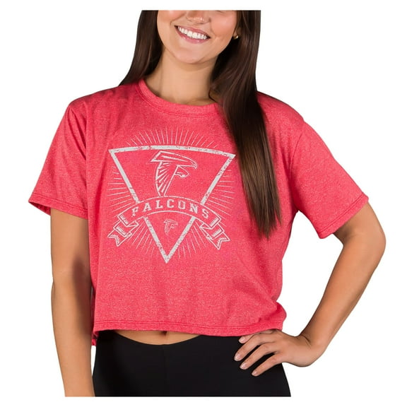 Women's Concepts Sport Red Atlanta Falcons Quest Knit Crop Top
