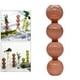 thumbnail image 3 of Elegante jarrón de flores de cristal Scindapsus, maceta para oficina, escritorio, habitación, arte, artesanía Coffee_L, 3 of 9