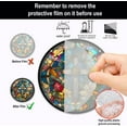 thumbnail image 6 of AatoeaX Stylish Cross - Floral Transparent Acrylic Hanging Decor - Artistic, Hassle - free Install, Great for Home/Church, 6 of 7