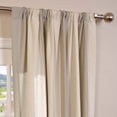 thumbnail image 4 of Del Mar Stone Linen Blend Stripe Curtain (1 Panel), Del Mar Stone, 50W X 84L, 4 of 6
