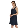 thumbnail image 4 of Inkmeso Robe de Réservoir de Base pour les Femmes Robe Midi Courte Décontractée d'Été Sans Manches Ample Robe Tunique, 4 of 7