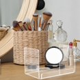 thumbnail image 3 of Acrylic Mask Storage Box Skincare Organizer Transparent Cosmetic Display Rack for Vanity Large Capacity Facial Mask Holder for Bathroom and Bedroom, 3 of 3