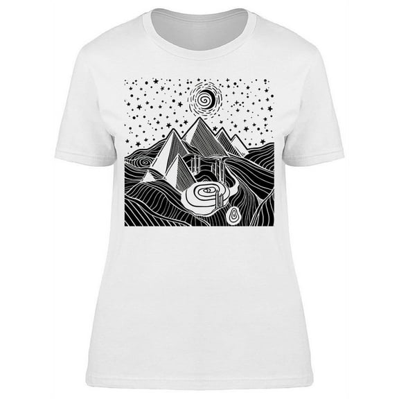 Fantasy Linear Desert T-Shirt Women -Image by Shutterstock, Female x-Large
