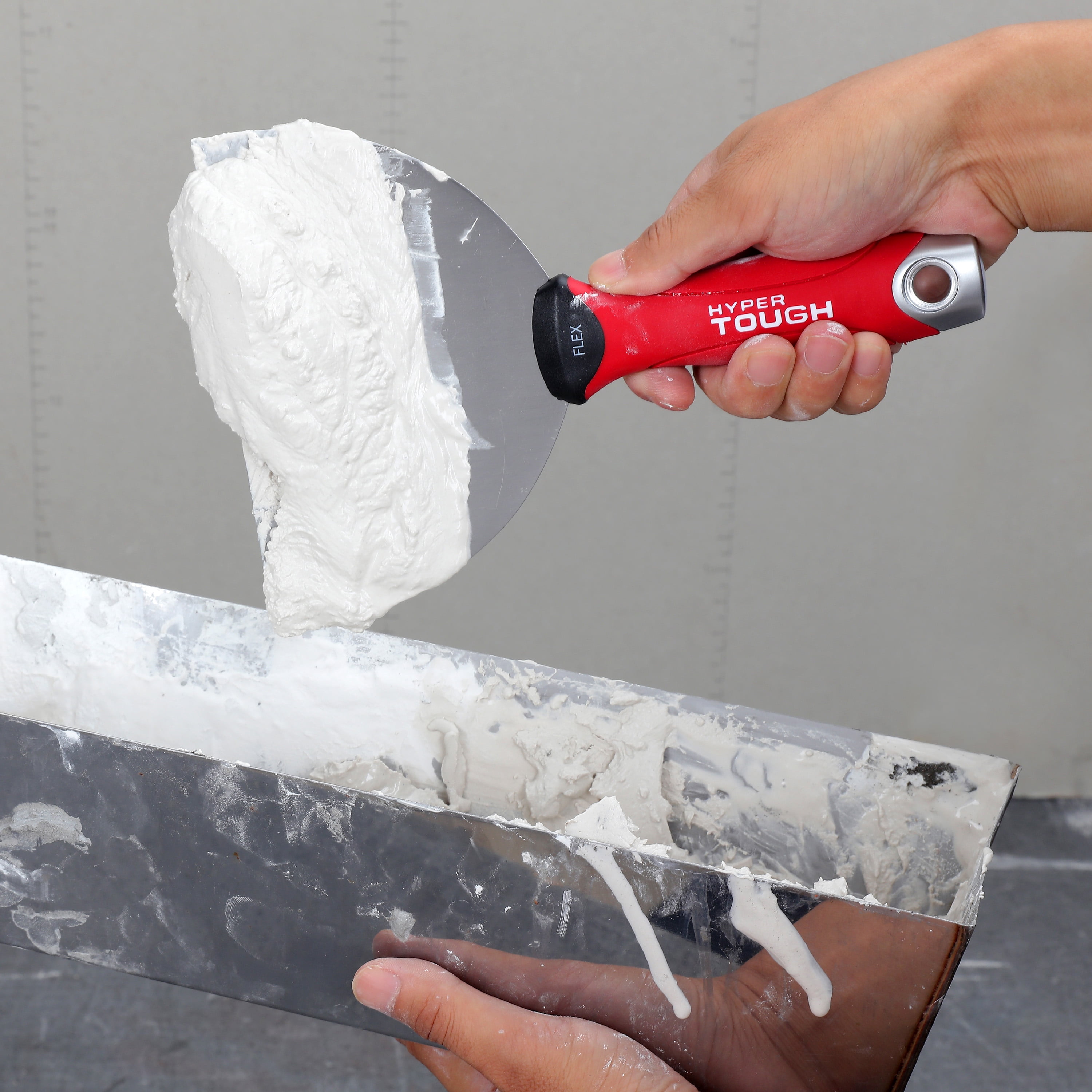 Hyper Tough Soft Grip 6-inch Flex Metal Putty Knife