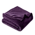thumbnail image 1 of Bare Home Manta de Felpa de Microfibra 300 G/M², Microfibra Mullida, Suave y Afelpada, Tamaño Twin/Twin XL, Color Ciruela, 1 of 7