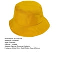 thumbnail image 7 of Mdesiwst Wide Brim Round Dome Sunscreen Bucket Hat Unisex Summer Solid Color Fisherman Hat Fashion Accessories, 7 of 7