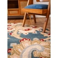 thumbnail image 4 of Rugsotic Carpets Hand Tufted Wool Eco-Friendly Area Rugs - 6'x6', Octagon, Blue, Modern Contemporary Design, High Pile Handmade Anti Skid Rugs for Living Room, Bed Room (K00151), 4 of 10