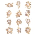 thumbnail image 1 of Conjunto de Broches Salvador Oro Rhinestone Brooch Set 12 Piezas, 1 of 10