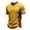 Yellow, variant on Mexico 2026 Soccer Cup Fan Jersey for Men, V-Neck Short Sleeve Supporter Shirt, Breathable Athletic Top for Match Day & Tailgate, 1 PC Black L