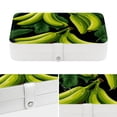 thumbnail image 4 of Banana PU Leather Jewelry Organizer with Removable Compartment, Portable Decorative Box, Storage Box, and Earring Organizer, 4 of 6