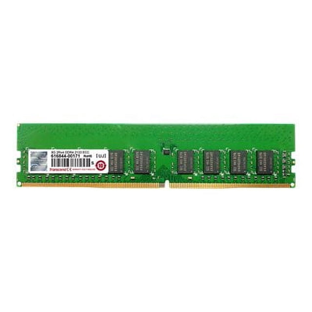 Transcend - DDR4 - module - 8 Go - Variateur 288 Broches - 2133 MHz / PC4-17000 - CL15 - 1,2 V - Non Tamponné - ECC