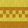 thumbnail image 1 of Ahgly Company Machine Washable Indoor Square Transitional Neon Orange Area Rugs, 6' Square, 1 of 7