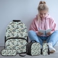 thumbnail image 2 of Yspwyqan 4Pcs School Backpack Set with Lunch Box Pencil Case Water Bottle Bag, Fish Camo Lightweight Large Capacity Bookbag for Elementary Middle School, 2 of 7
