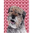thumbnail image 1 of Border Terrier Valentines Love Flag Garden Size, 1 of 1