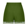 thumbnail image 4 of WMTBSRSW Shorts&nbsp;for&nbsp;Women Casual Summe Trendy 2024 Elastic High Waist Pants Lace Yoga Lounge Shorts Loose Comfy Beach Oufits, 4 of 5