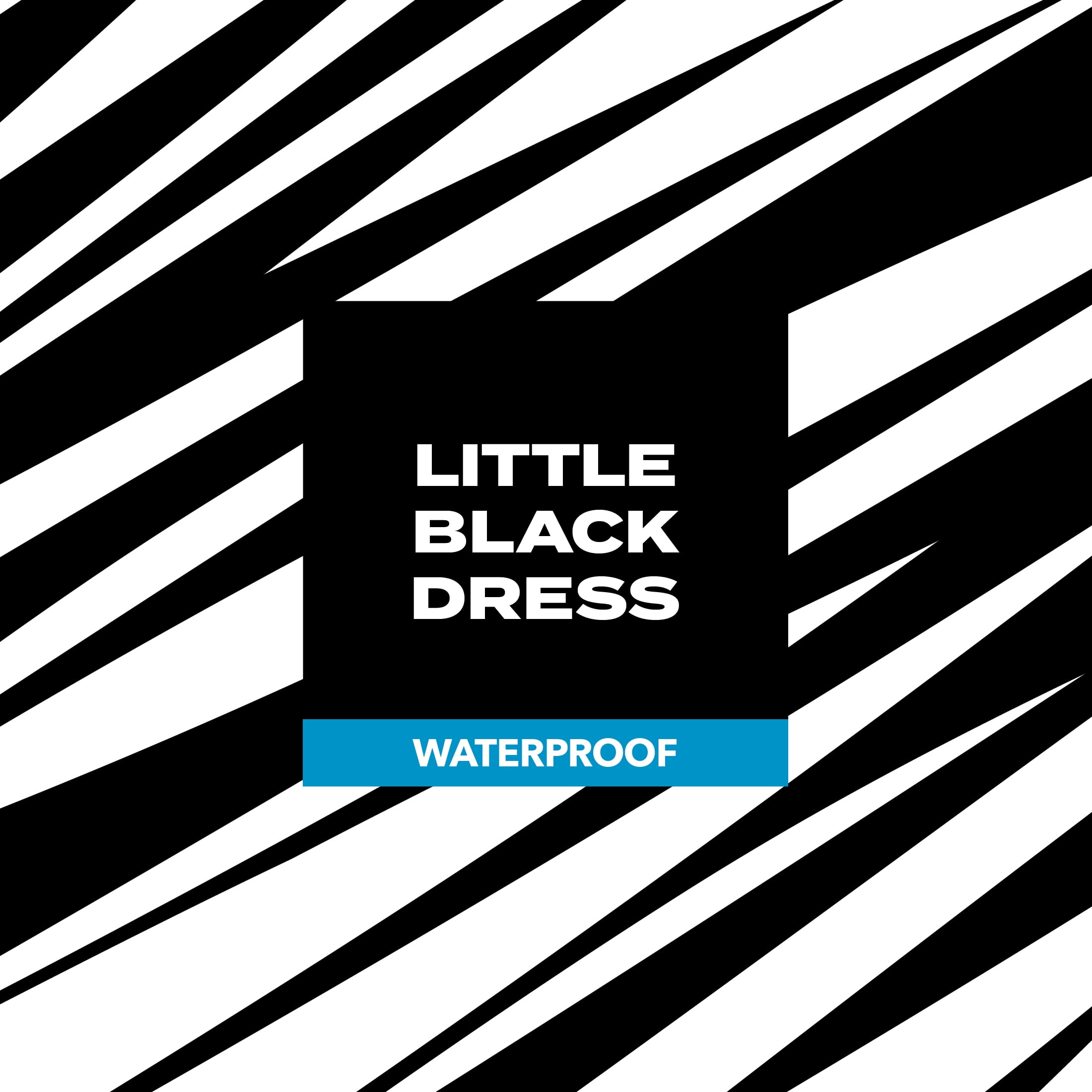 Hard Candy Party Lines Felt Tip Liner, Liquid Eyeliner, Waterproof, Little Black Dress, Black