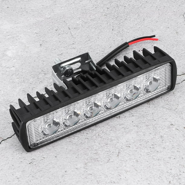 Barra de luces para automóvil, luz de trabajo LED antiniebla de 18 W y 800 LM, barra de luces para motocicleta, artesanía superior