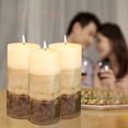 thumbnail image 5 of Meltone Pillar Candles, Scented Candle, Set of 3 Vanilla Cupcake Aromatherapy Candles for Home Scented, Woman Gifts, Bathroom, Spa, Wedding (3 × 6"), 5 of 7
