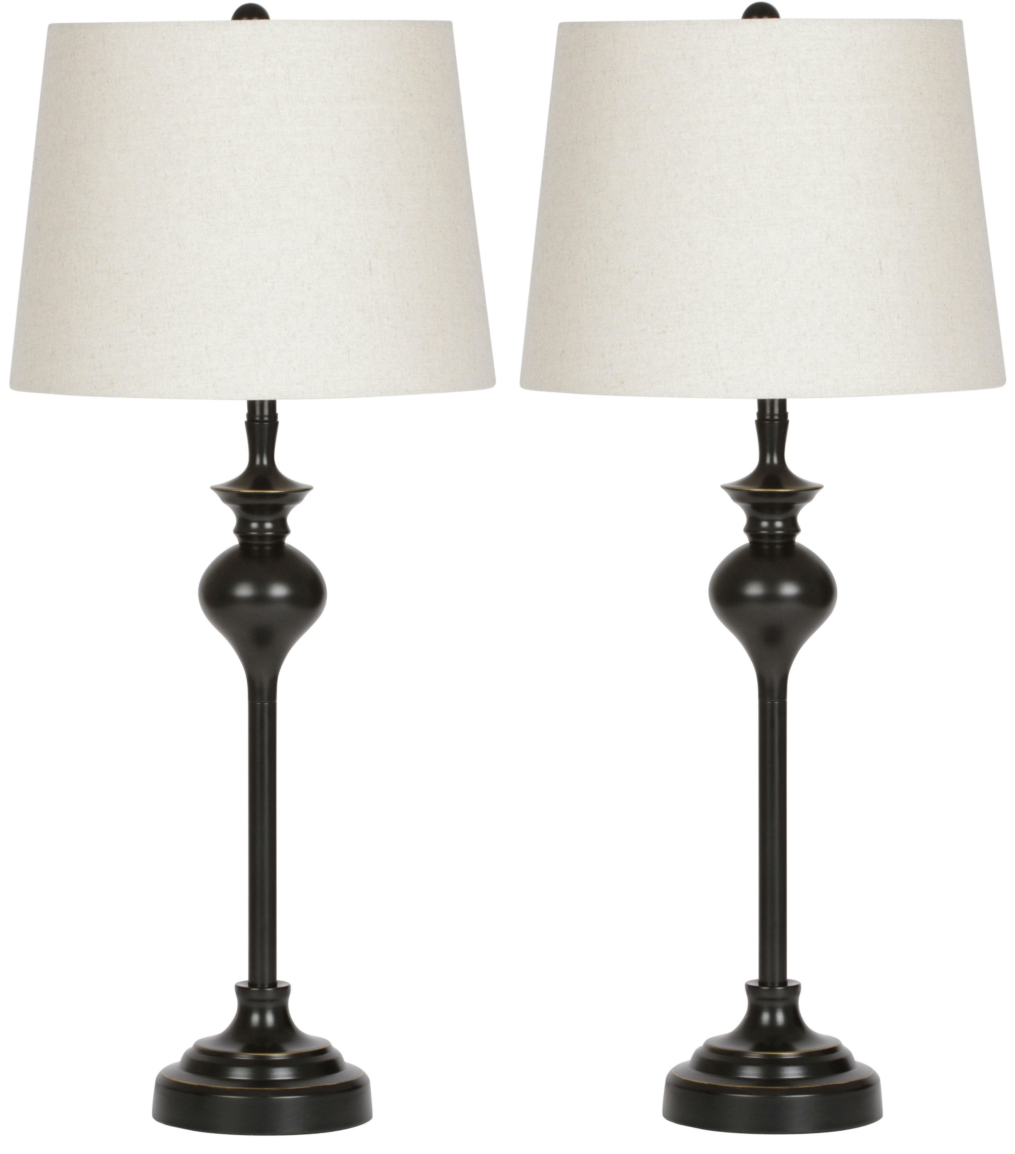 Virtue Home 27 75 Inch Hudson Table Lamps Set 2 Pack Oil Rubbed Virtue Home 27 75 Inch Hudson Table Lamps Set 2 Pack Oil Rubbed Bronze Finish Com
