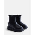 thumbnail image 2 of Wonder Nation Toddler Girls Ruffle Chelsea Boots, 2 of 4