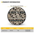 thumbnail image 5 of Yuyamidu Aztec Spare Tire Cover Wheel Protectors Cow Print Tyre Covers with Elastic Band Universal Trailer Tire Cover for RV SUV Truck Camper Travel Trailer, 5 of 5