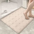 thumbnail image 6 of LACKUST Non-Slip Solid Color Velvet Bath Mat, Thick Bathroom Floor Mat, 16"x24" (40x60cm), 6 of 6