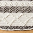 thumbnail image 3 of SAFAVIEH Natura Zola Southwestern Area Rug, Ivory/Grey, 6' x 6' Round, 3 of 8
