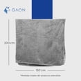 thumbnail image 3 of Cobija Individual Polar Gruesa Suave y Caliente para Cama y Sofa Gris GAON, 3 of 5