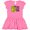 Raspberry with Polka Dots, variant on Inktastic See You Later Alligator Girls Baby Dress