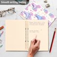 thumbnail image 4 of FORMRS 1-Subject Spiral Notebook 8" x 5" College Ruled 60 Refillable Sheet A5 Hard Cover, Pink Skates, 4 of 7