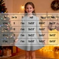 thumbnail image 2 of IVEYRTF Girls Solid Color Jacquard Knitted Dress Sweater Long Sleeve Round Neck Fall Winter Casual French Everyday Outfit for Kids 3-8 Years(Gray,5 Years), 2 of 8