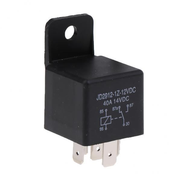 2x SPDT Interruptor 40 AMP 5 Pines 12V Instalación Eléctrica para Auto Camión Zulema Relé automotriz