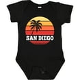 thumbnail image 3 of Inktastic San Diego California Vacation Retro Sunset Boys or Girls Baby Bodysuit, 3 of 5