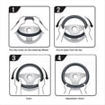 thumbnail image 3 of Car Steering Wheel Cover Breathable Anti Slip For, 3 of 5