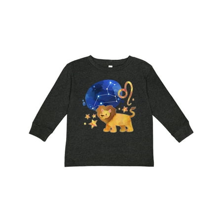 

Inktastic Leo Constellation Zodiac Sign Illustration Gift Toddler Boy or Toddler Girl Long Sleeve T-Shirt