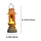 thumbnail image 3 of Portable Lantern LED Candle Light | Hanging Simulated Flame | Oil Lamp | Outdoor Camping Festival | Durable Plastic | Energy Efficient | Battery Powered | 13x6x6cm | 1 Pack | White, 3 of 6