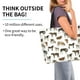 thumbnail image 2 of Balery Cow Bolsa Tote Estilo Estético con Cremalleras, Bolsa de Hombro, Bolsa de Compras Grande y Plegable, 2 of 8