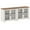 White, variant on Buffet Cabinet with Glass Door, Kitchen Storage Cabinets with Adjustable Shelf, 34 inch, Oak