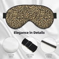 thumbnail image 4 of Naloa Leopard1 Print Sleep Mask for Sleeper, Light Blocking Sleeping Eye Mask for Women Men, Eye Shade with Adjustable Strap for Travel, Nap,Meditation, 4 of 7
