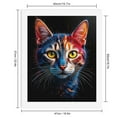 thumbnail image 2 of Paint By Numbers Kit for Adults Beginner - Animated Cat Vibrant Colors Portrait DIY Canvas Painting Kits for Adults, Frameless Paint By Number for Adults for Home Wall Decor 16x20 Inch, 2 of 7
