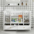 thumbnail image 2 of 48" White Bathroom Vanity Abundant Storage Cabinet -4 Soft close doors and 2 drawers (excluding the ceramic basin), 2 of 9