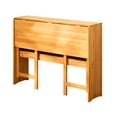 thumbnail image 4 of Foldable Student Writing Desk, Bamboo Wooden Workstation for Bedroom, Study, and Compact Living Spaces (Primary), 4 of 9