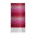 thumbnail image 2 of Steve Madden Womens Winter Ombre Muffler Scarf Pink O/S, 2 of 4